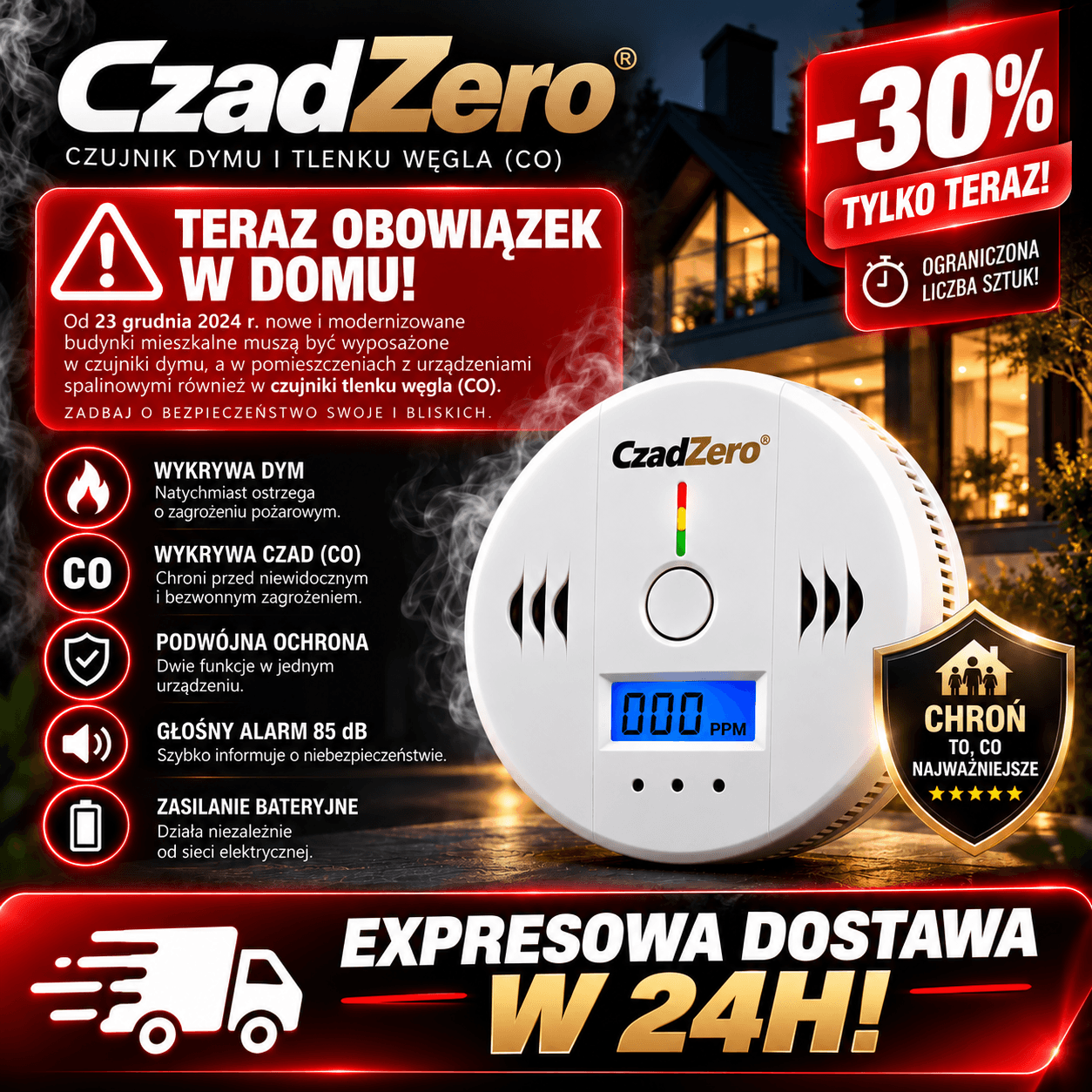 Czujnik Czadu – CzadZero™